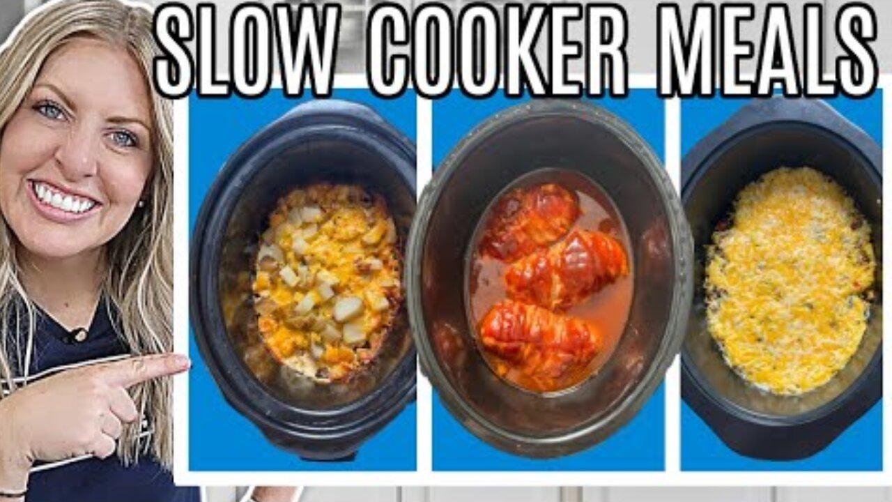 RECIPES - These 3 Slow Cooker Recipes Will Surprise You! Simple YET Delicious!