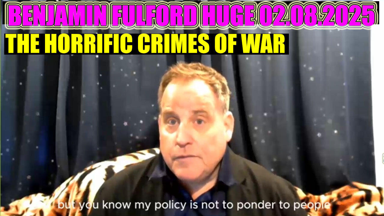 BENJAMIN FULFORD SHOCKING NEWS 02.08.2025: THE MOST MASSIVE ATTACK IN THE WOLRD HISTORY, JUAN O SAVIN