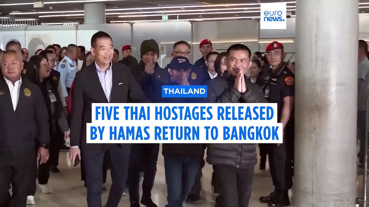 Five Thai hostages held by Hamas in Gaza finally return home