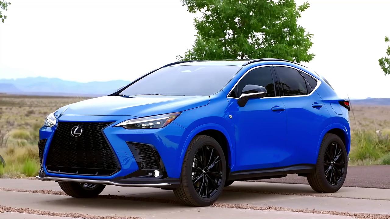 2022 Lexus NX 450h Blue Mica 2.0 Exterior Design