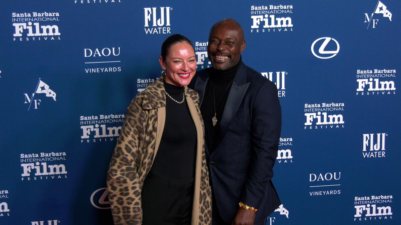 Lola Glaudini and Jimmy Jean-Louis 2025 SBIFF 'Virtuosos Award' Red Carpet