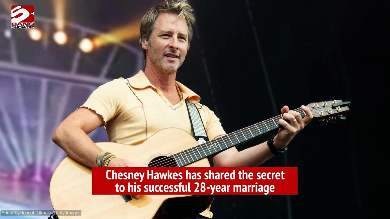 Chesney Hawkes reveals 'recipe' to his 28-year marriage