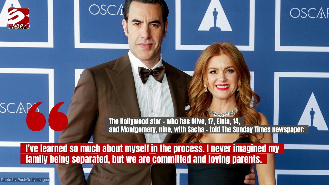 Isla Fisher admits Sacha Baron Cohen split has been 'the most difficult thing'