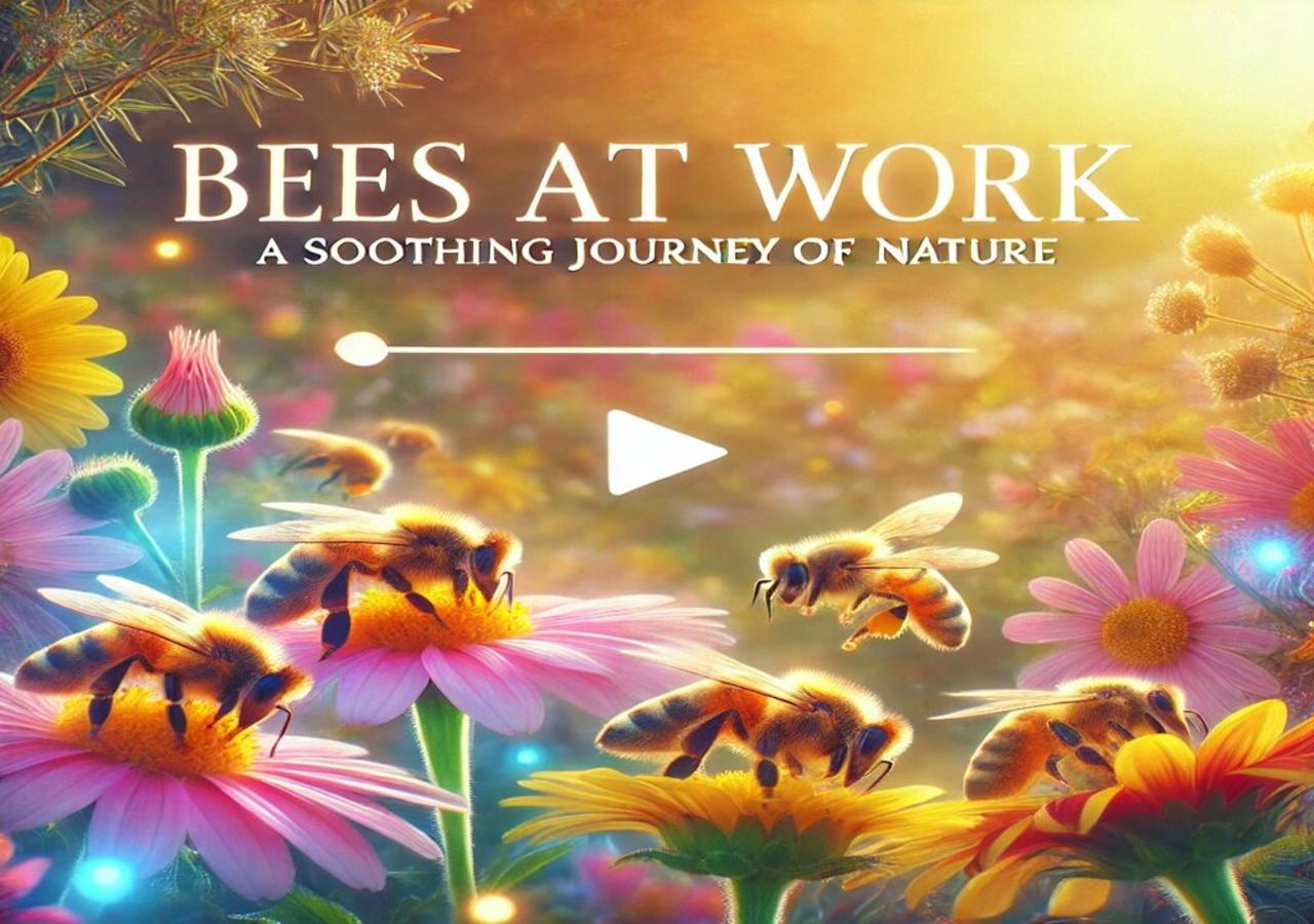 Bees at Work: A Soothing Journey of Nature