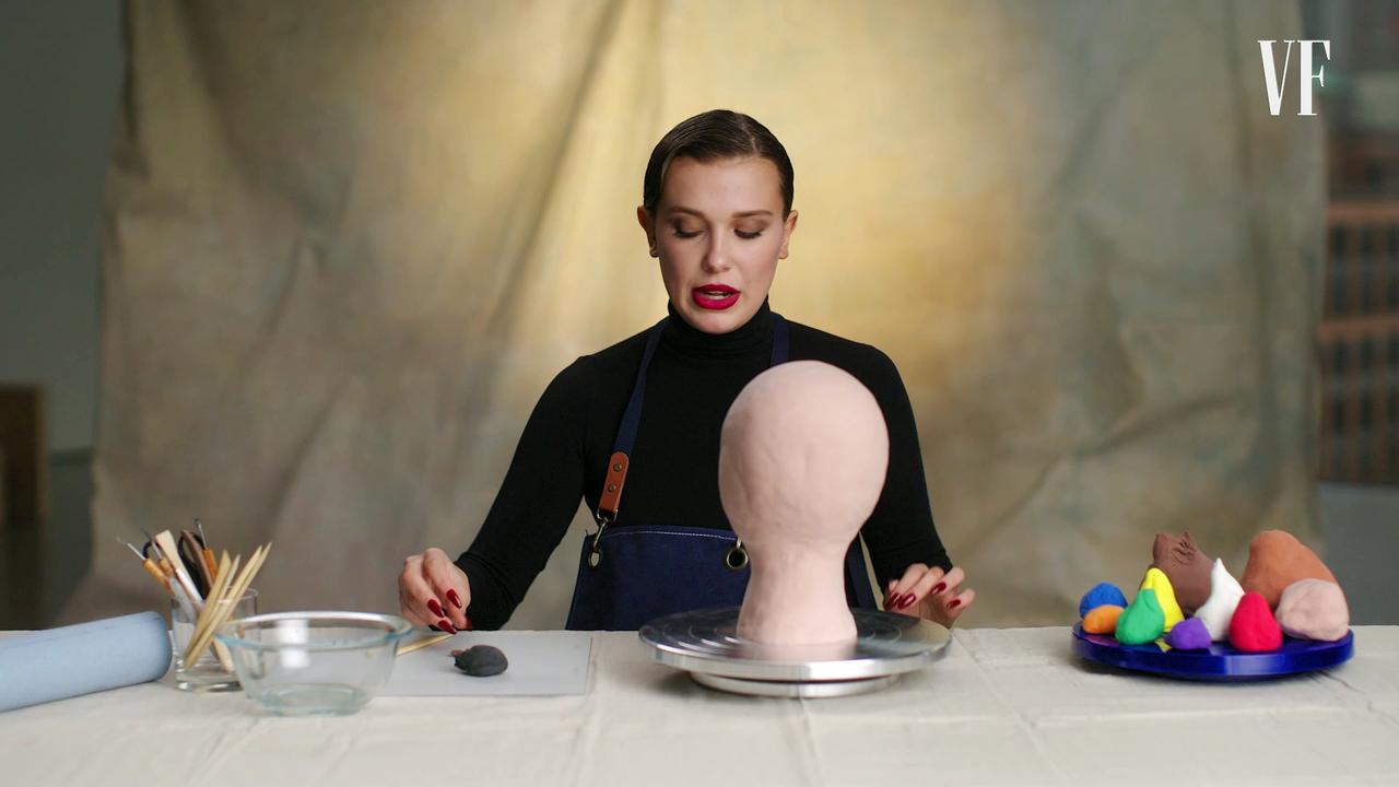 Millie Bobby Brown Creates a Sculpture of Herself