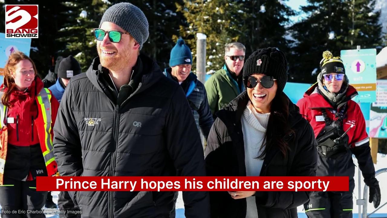 Prince Harry wants to encourage his kids to try sports