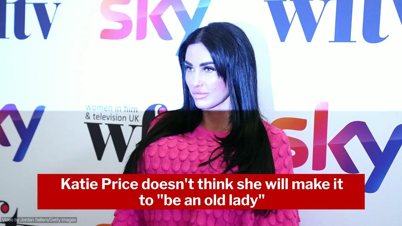 Katie Price has doubts she'll 'make it to be old lady' as she swears off facial surgery and mirrors - CAPTIONS