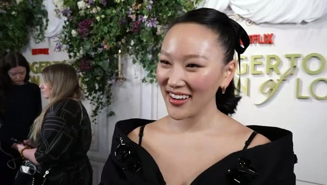 Yerin Ha is feeling the Bridgerton pressure!