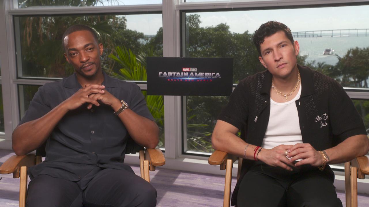 Anthony Mackie and Danny Ramirez, on working together in Captain America: Brave New World