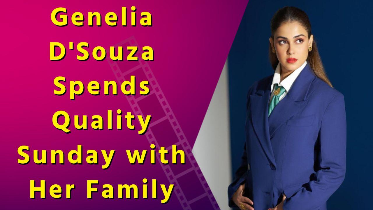 Genelia D'Souza Enjoys a Fun Sunday with the Parent Squad