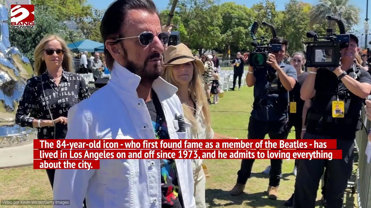 Sir Ringo Starr says he loves living in Los Angeles