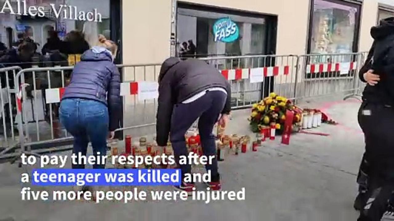 'Fear' and shock after deadly stabbing in Austrian city