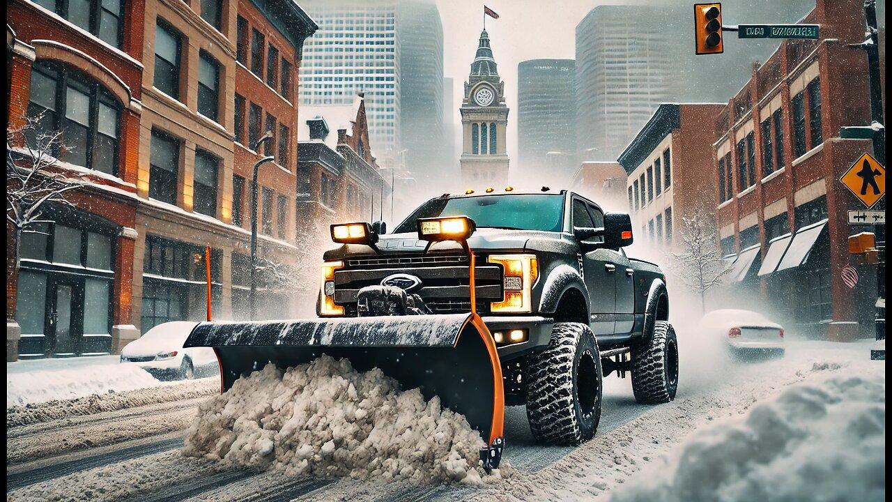 Live Snow Plowing in Denver, CO ❄️ | Powered by Starlink 🚜 | Lawn Care Ninja