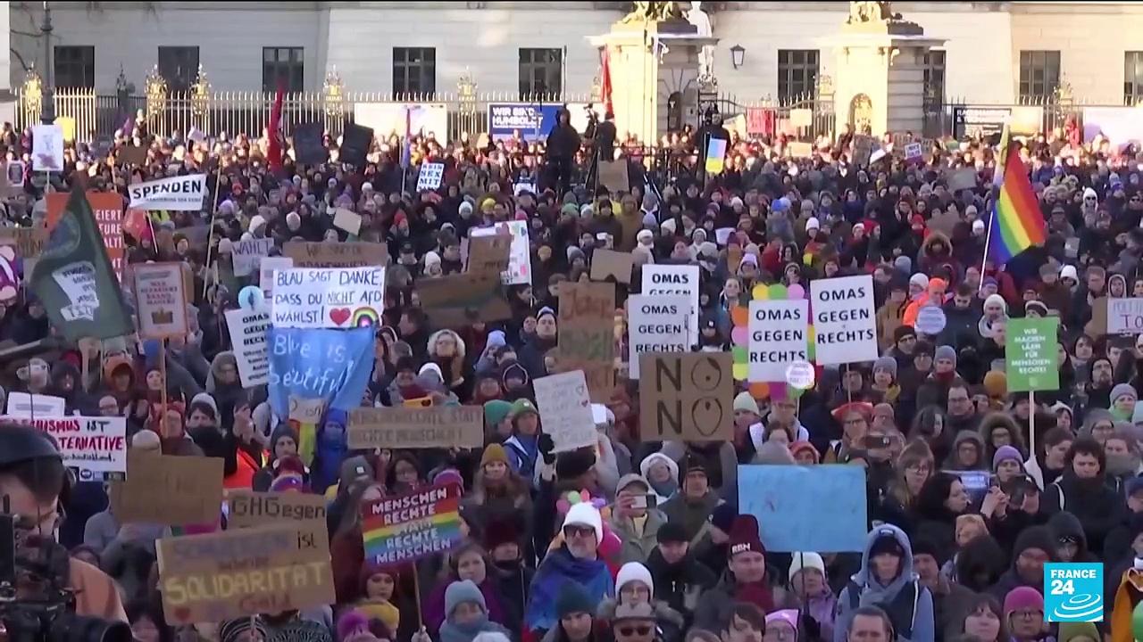 Tens of thousands demonstrate against far right in Germany