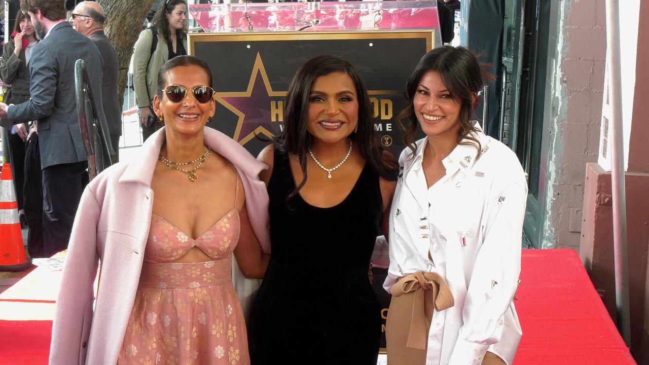 Poorna Jagannathan and Richa Moorjani attend Mindy Kaling's Hollywood Walk of Fame star unveiling ceremony