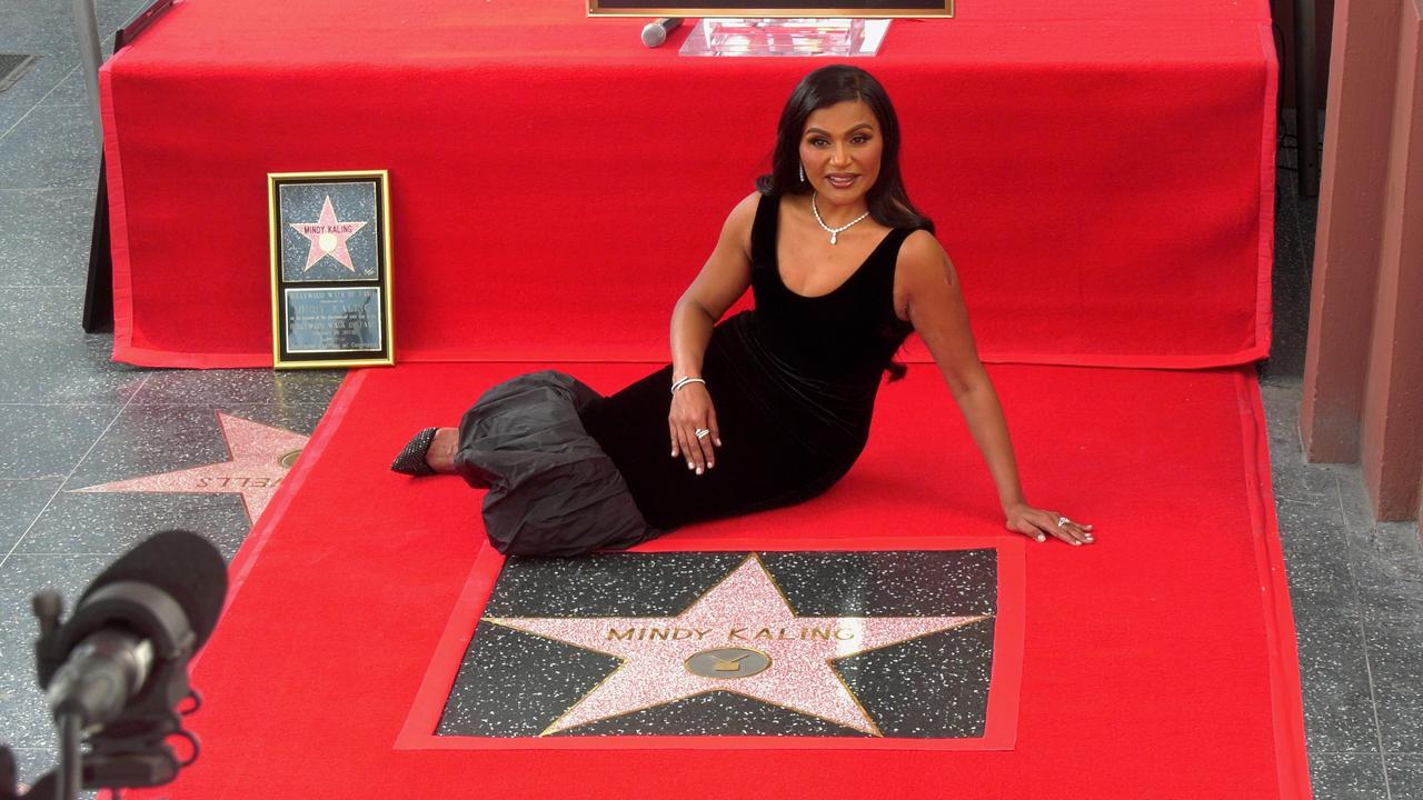 Mindy Kaling Honored With Star On The Hollywood Walk Of Fame