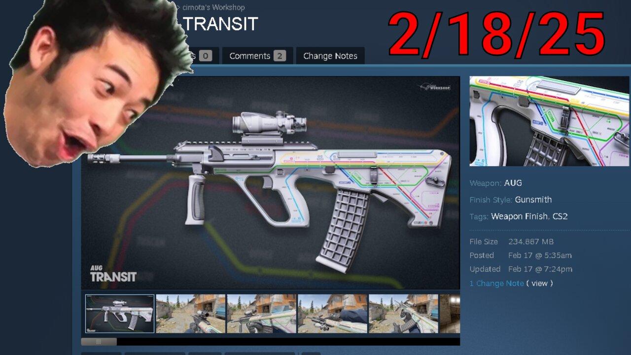 NEW Workshop SKINS CS2 Update Daily Live Stream 2/18/25