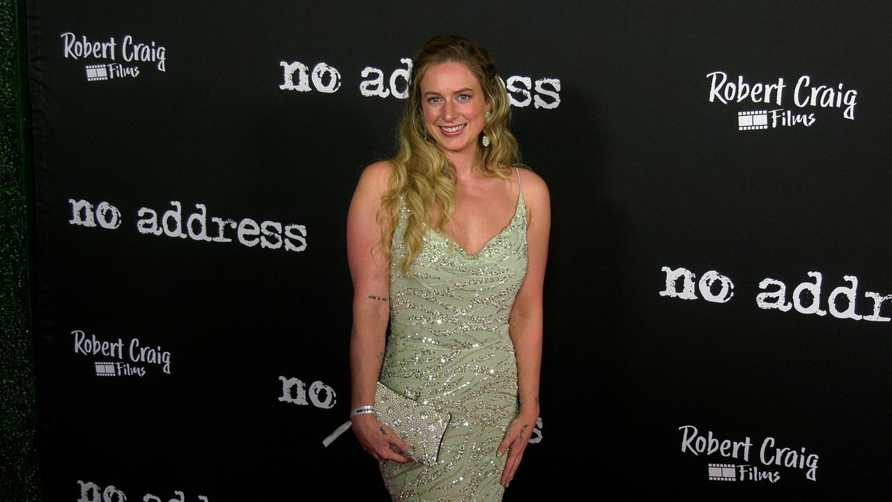 Ava Suppelsa attends the 'No Address' red carpet premiere in Los Angeles