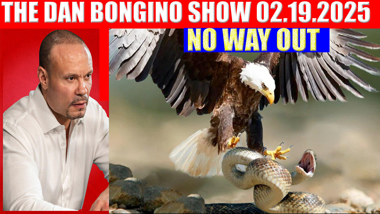 The Dan Bongino Show 02.19.2025 🔥 This Is What Winning In Politics Looks Like 🔥 DEREK JOHNSON, PHIL GODLEWSKI, AND WE KNOW