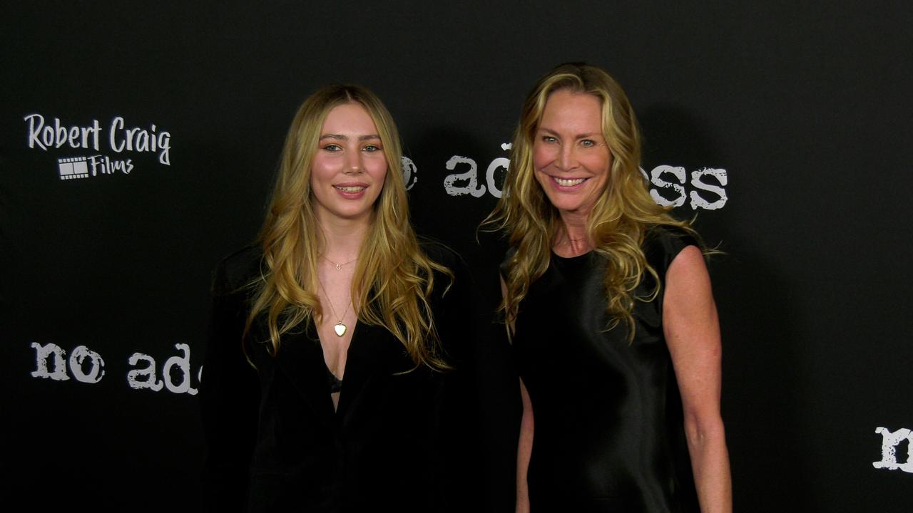 Ayden Grace and Kathleen Kinmont attend the 'No Address' red carpet premiere in Los Angeles