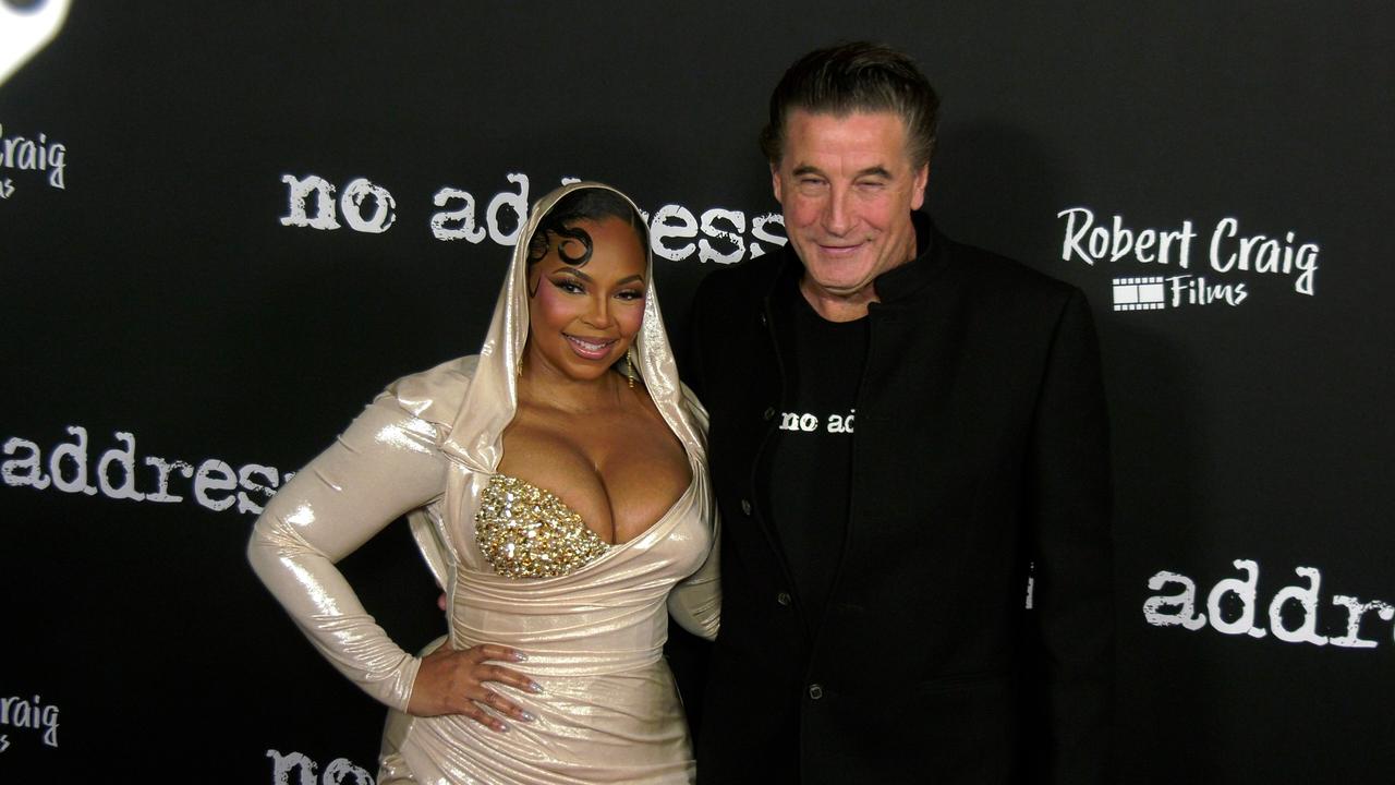 Ashanti and Billy Baldwin attend the 'No Address' red carpet premiere in Los Angeles