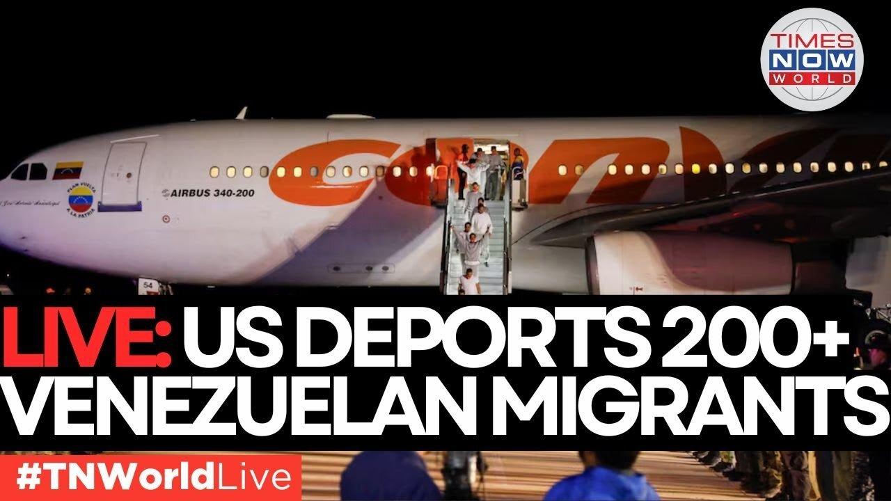 Live: US Deports around 200 Venezuelan Migrants From Guantanamo Bay Via Honduras| Deportation Flights