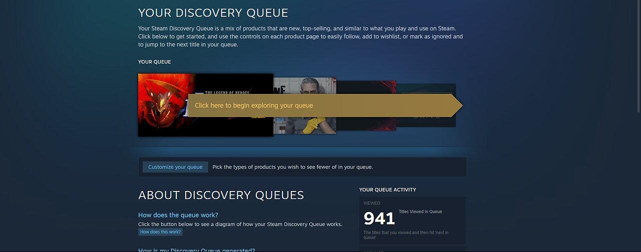 Let's Discover some games on Steam