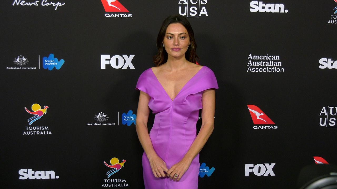 Phoebe Tonkin attends the 22nd annual G'Day USA Arts Gala blue carpet event