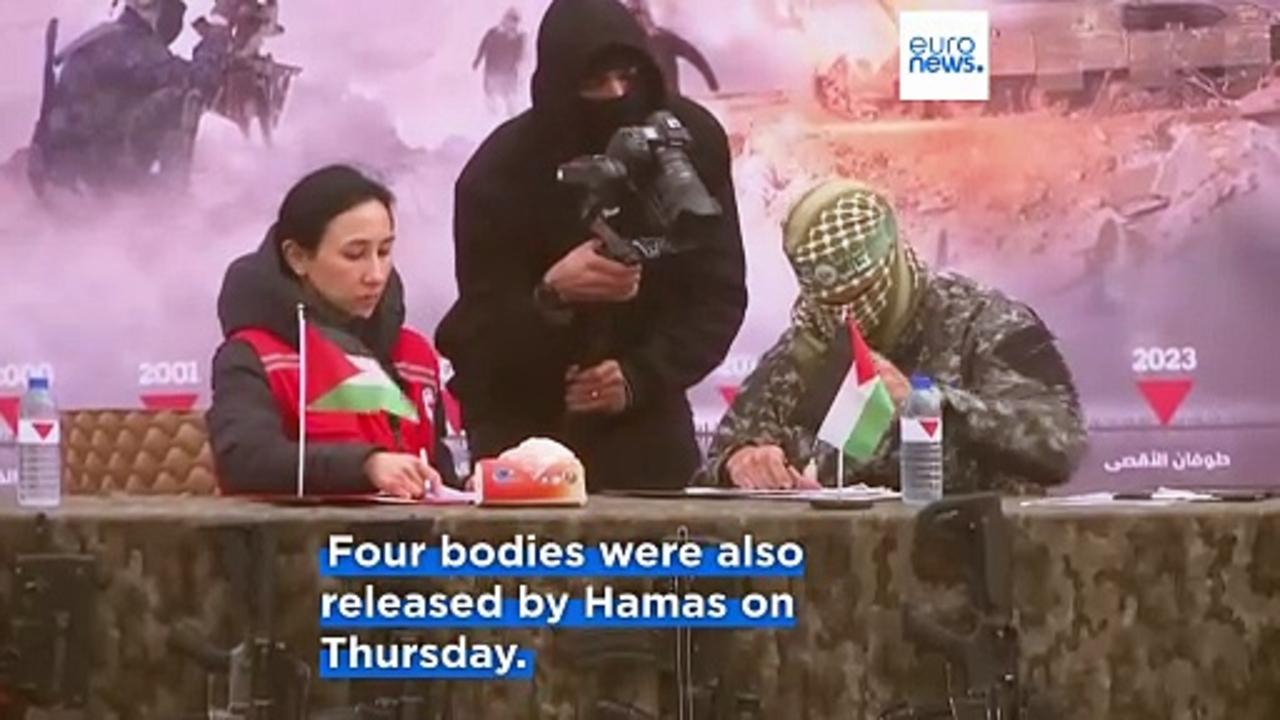 Hamas releases six last hostages in first phase of ceasefire agreement