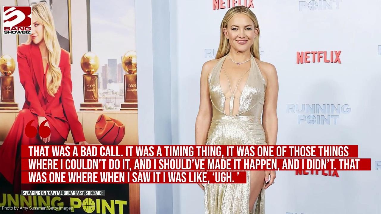 Kate Hudson regrets turning down The Devil Wears Prada