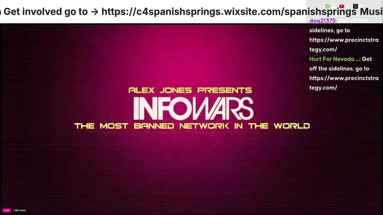 Alex Jones, Info Wars 02/21/2025