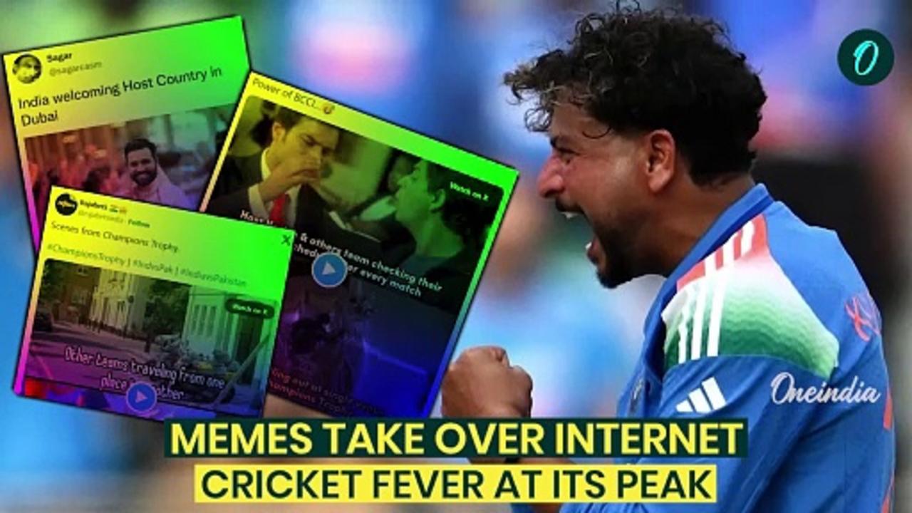 IND vs PAK Champions Trophy 2025: Memes Food Internet | Clash Heats Up | Fans Troll Each-Other