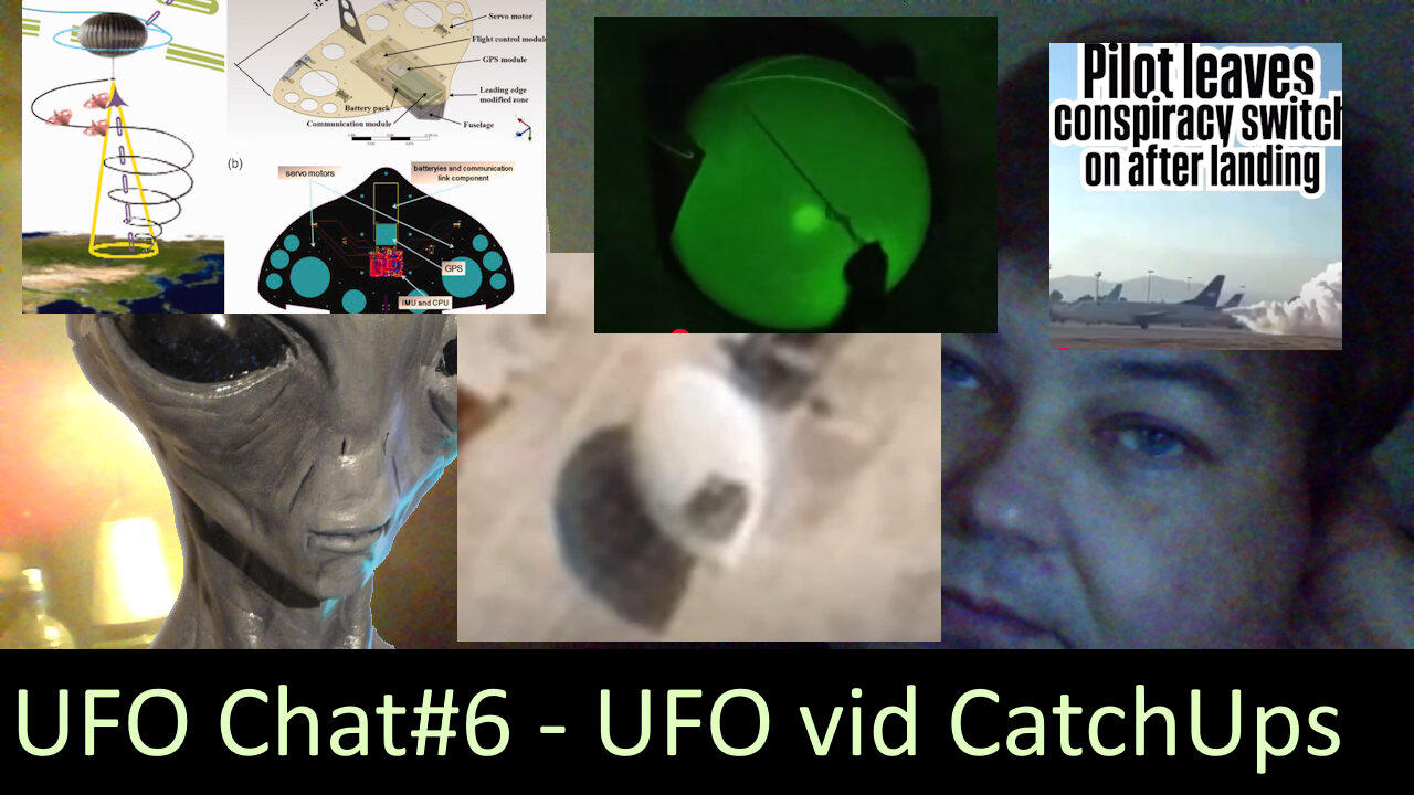 UFO Chat with Paul -6 UFO world wide viral vid CatchUp - Eggs from Space Madness