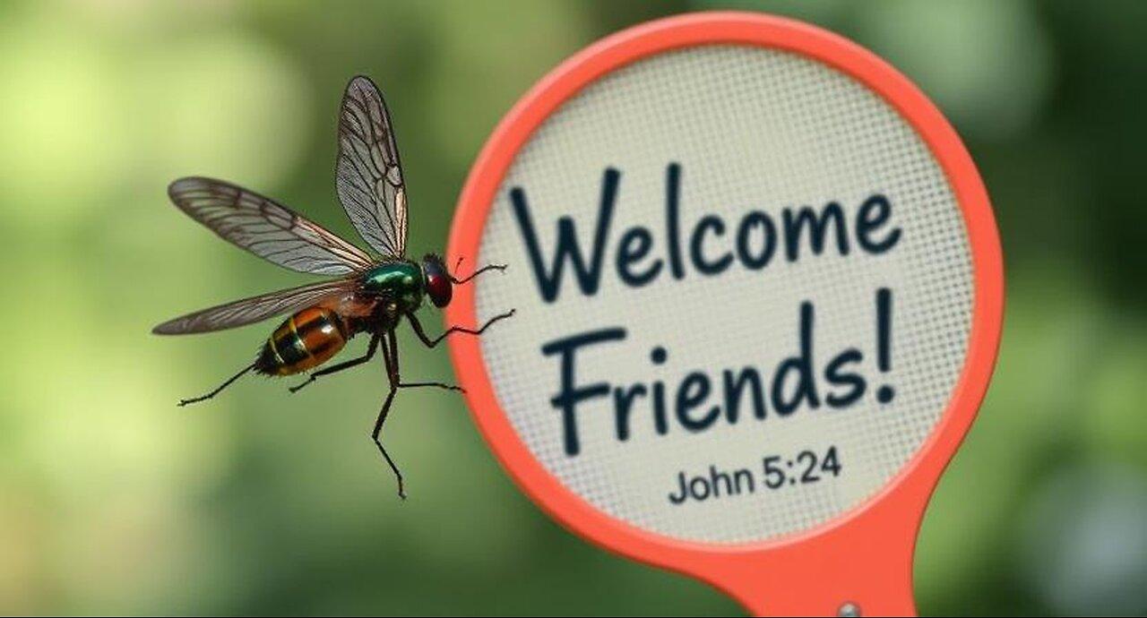 Bug swatting time? -John 3:16 - John 5:24 - 1 John 4:9