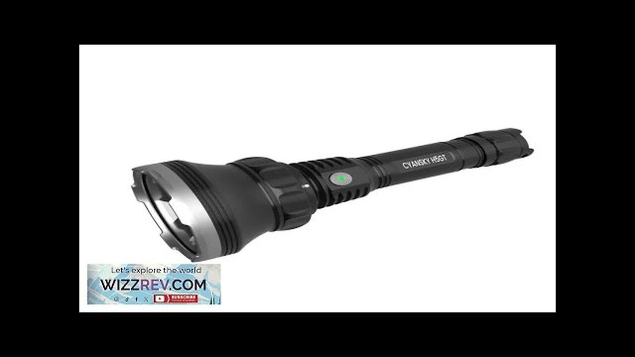 CYANSKY H5GT 2000lm 1000m Multi-Color Flashlight High-Performance Long-Range Searching LED Review