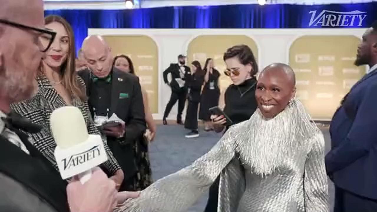 Cynthia Erivo - Full Interview at the Screen Actors Guild Awards