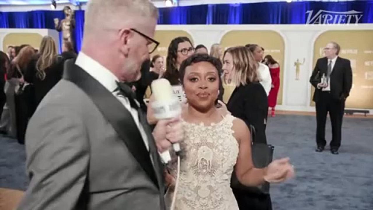 Quinta Brunson - Full Interview at the Screen Actors Guild Awards