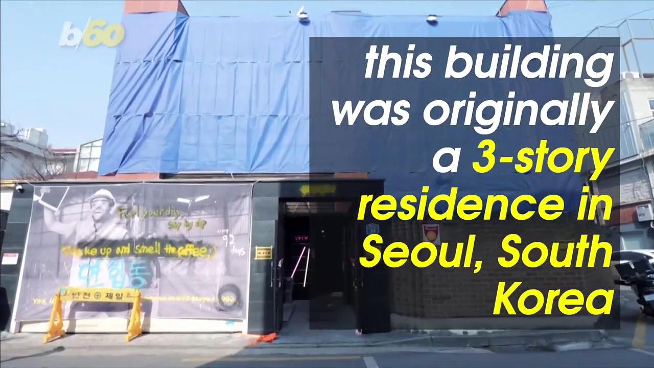 You Have To Check Out This Cafe in South Korea That Looks Like a Construction Site