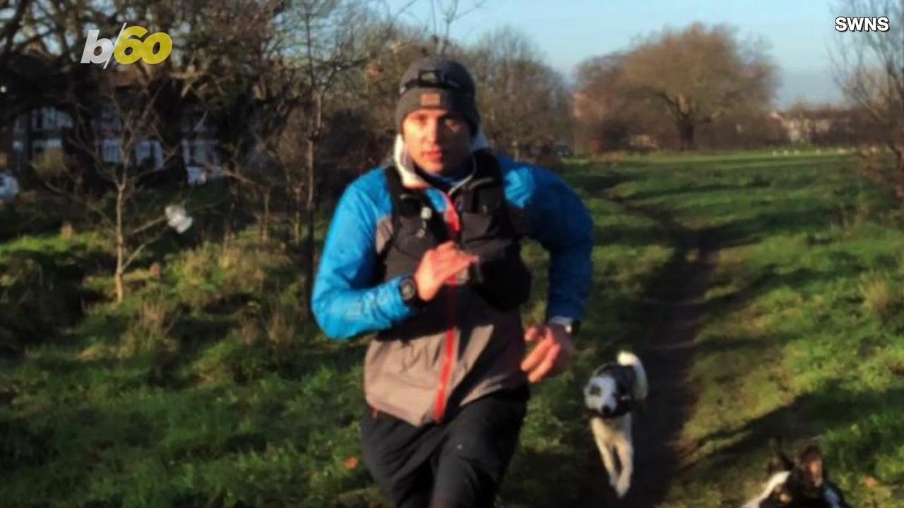 This Guy Runs a Marathon With His Dogs Every Morning Before Work!