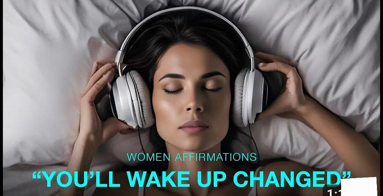 I Am Affirmations for WOMEN | Female Voice + 528 Hz Music