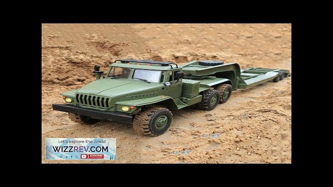 WPL B36-3 Ural 1/16 2.4G 6WD RTR Rc Car Military Truck Review