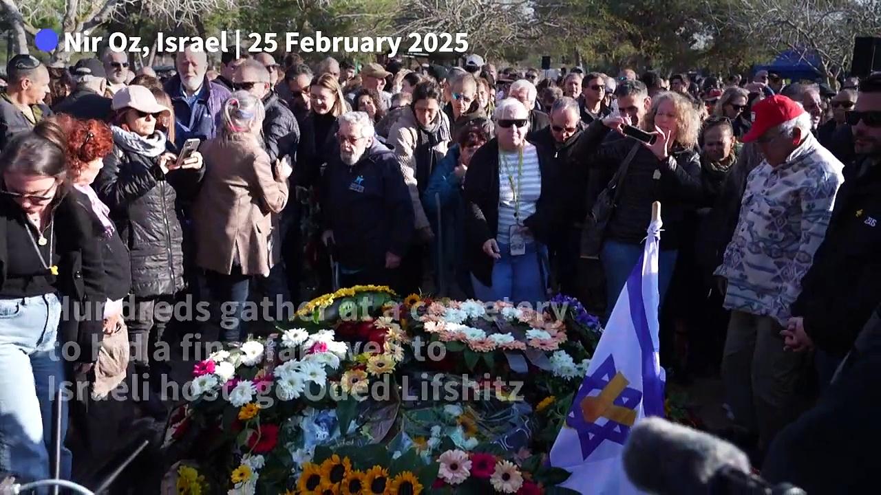 Israeli hostage Oded Lifshitz who died in Gaza laid to rest