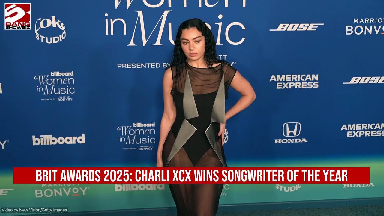 Charli XCX has won her first BRIT Award as she has been named Songwriter of the Year