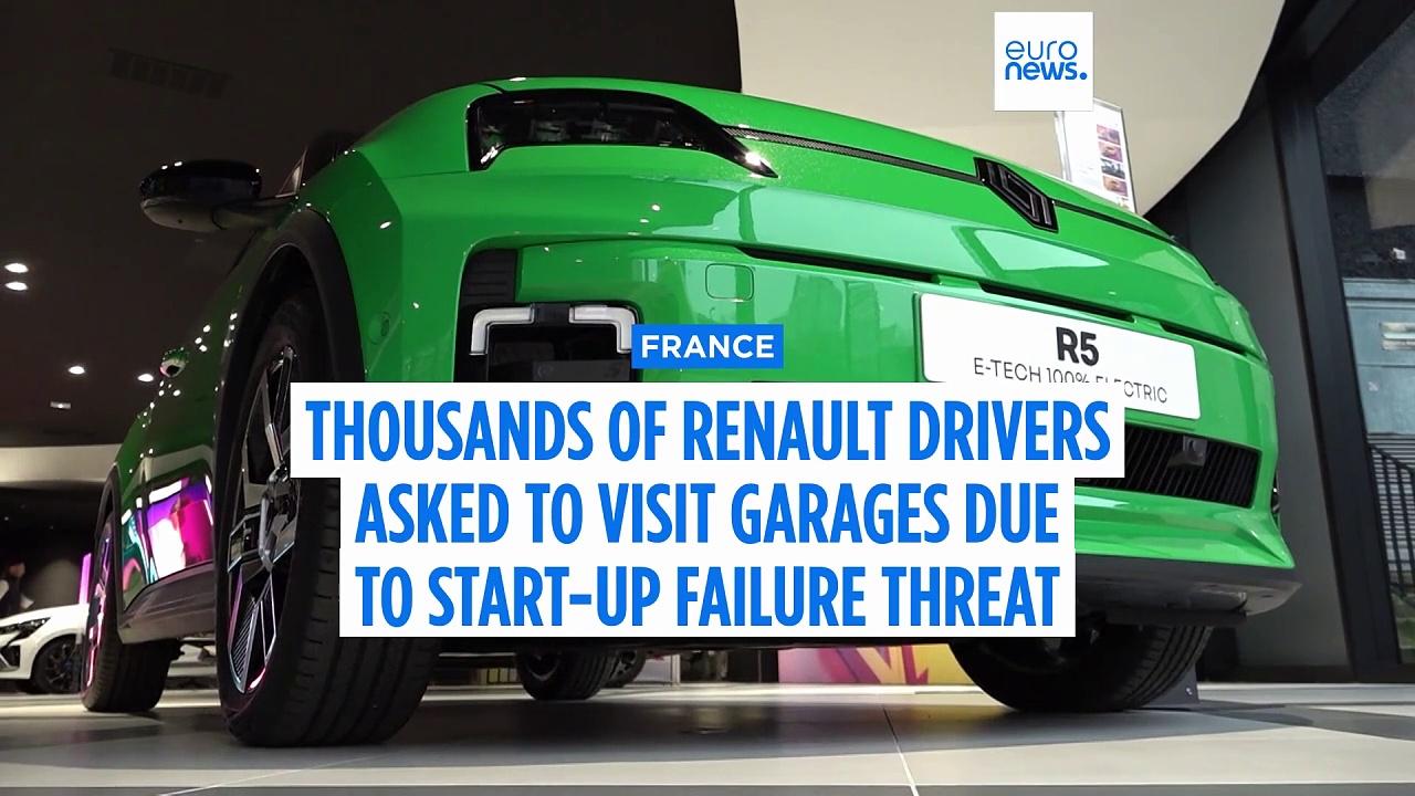 Renault recalls over 15,000 vehicles due to risk of start-up failure