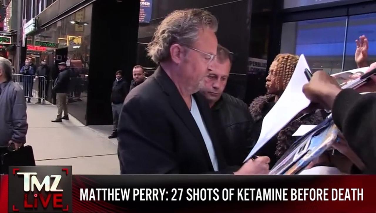 Matthew Perry Was Given 27 Shots of Ketamine Before Death, New Doc Claims | TMZ Live