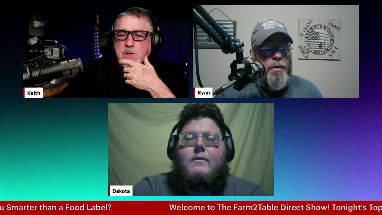 Chat Rules Friday!! The Farm2Table Direct Show Morning Edition