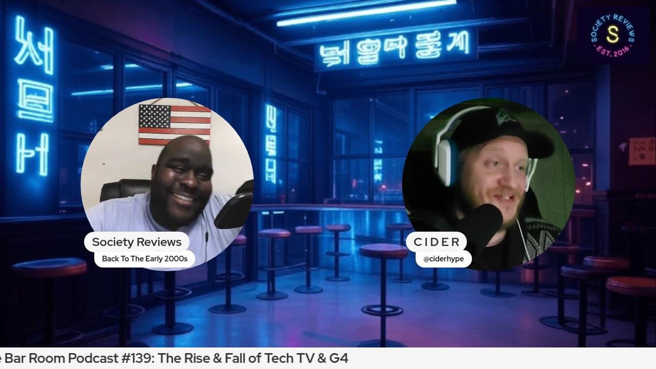 The Bar Room Podcast #139: The Rise & Fall of Tech TV & G4