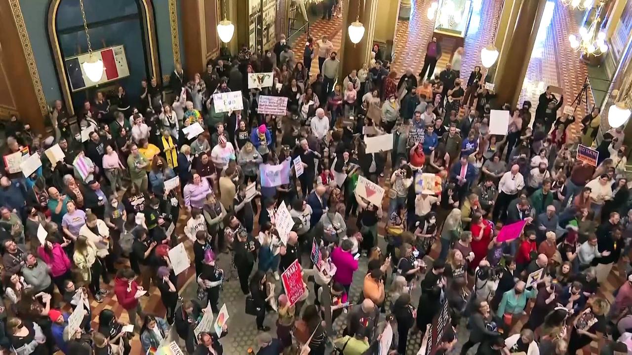 Protests erupt as Iowa bill threatens gender identity protections