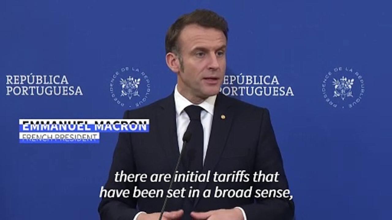 Macron says EU plans 'reciprocal' tariffs on US steel and aluminium