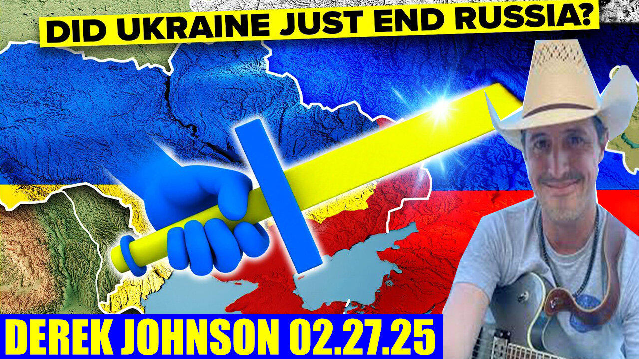 DEREK JOHNSON & CHARLIE WARD BOMBSHELL 02.27.2025 🔥 Ukraine Just Destroyed Putin's WAR MACHINE 🔥 X22 REPORT, MICH